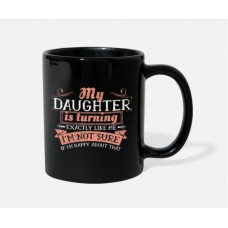 Daughter Mother Gift Black Mugs